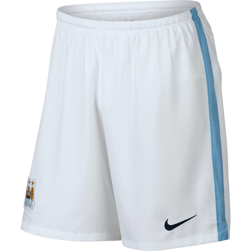 Nike Herren Fußballshorts Home Shorts Manchester City FC Saison 2015/2016 - weiß, kokon, verfügbar in Größe L,S,M