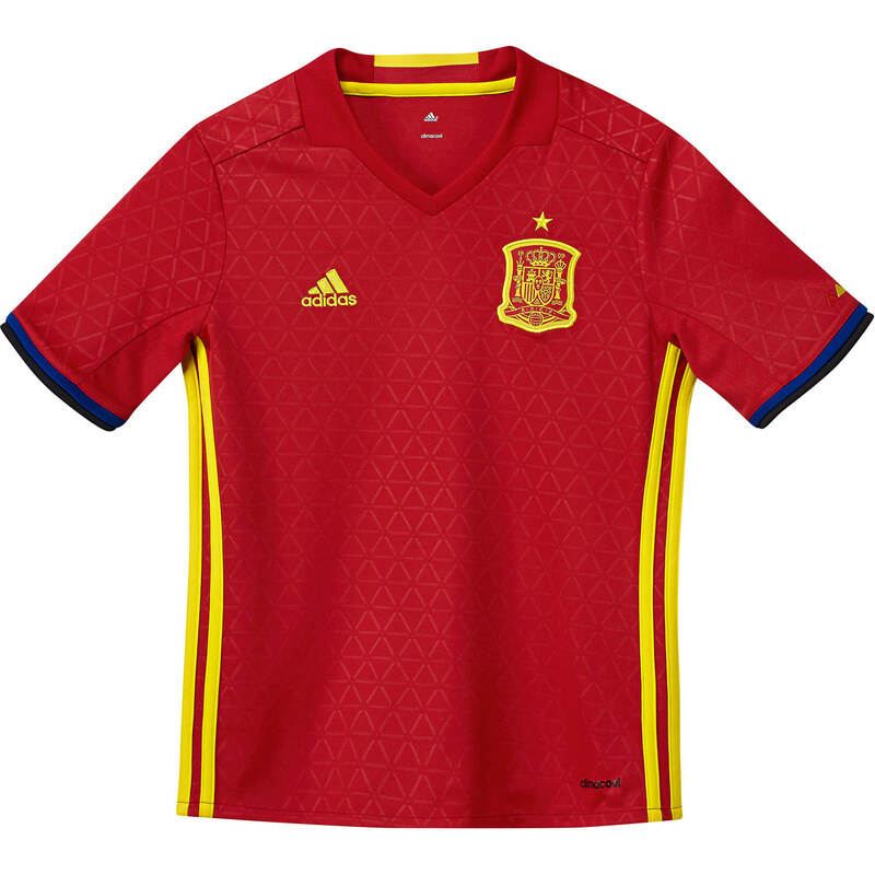 adidas Performance: Kinder Fußballtrikot Home Trikot Spanien EM 2016, rot, verfügbar in Größe 140,176,164,128,152