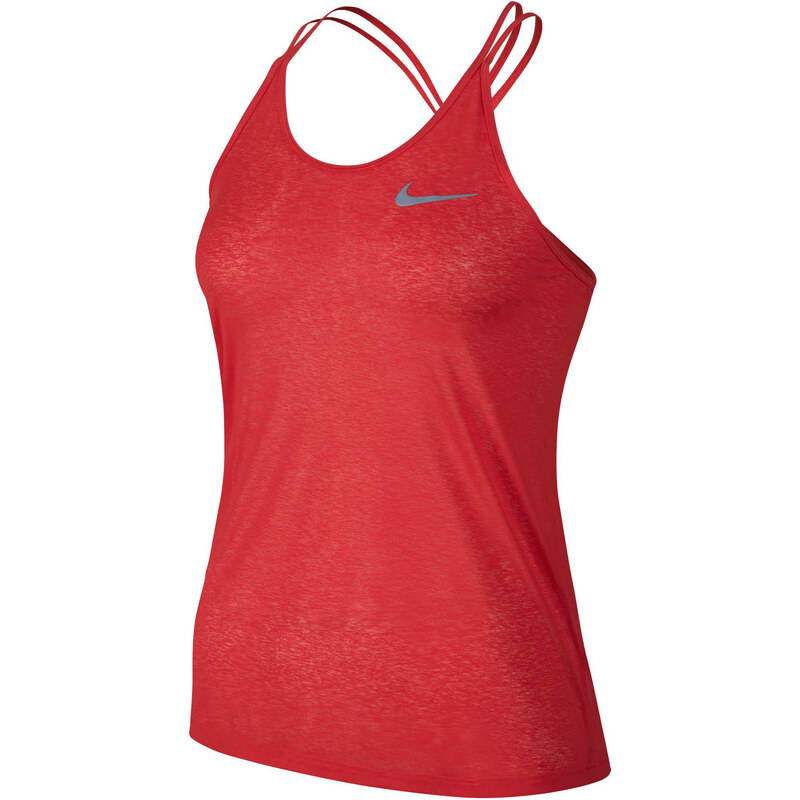 Nike Damen Lauf Tanktop Dri-FIT Cool Breeze Strappy, rot, verfügbar in Größe 34,40