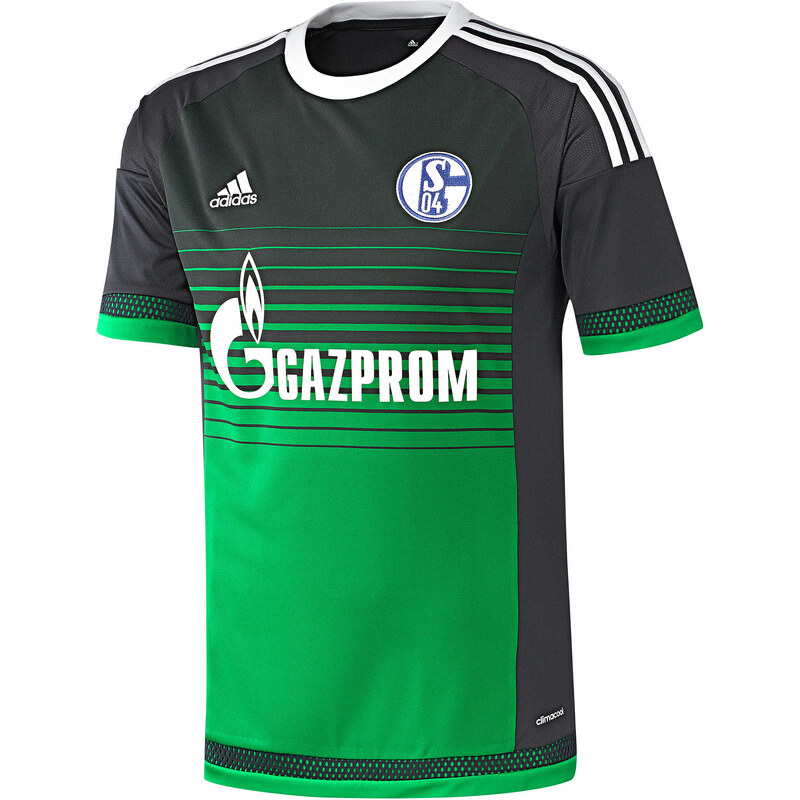 adidas Performance: Kinder Trikot FC Schalke 04 3rd Saison 2015/16, dunkelgrau, verfügbar in Größe 140,152,128