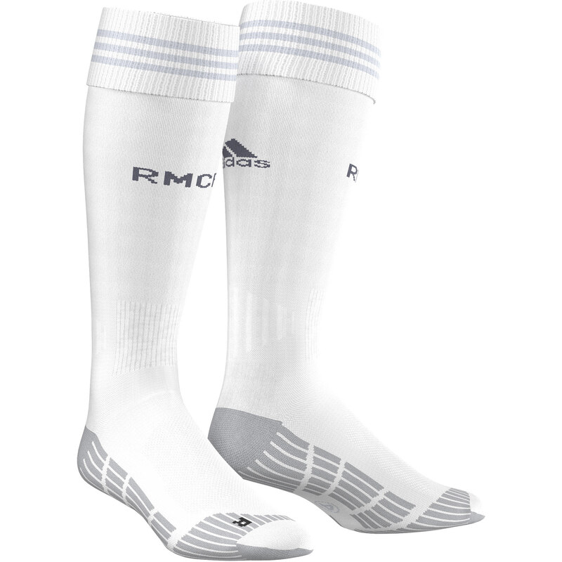 adidas Performance: Herren Fußball Strümpfe Real Madrid Home Socks, weiss / grau, verfügbar in Größe 40-42,43-45