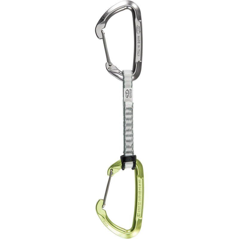 Climbing Technology: Express-Set Lime Wire Set DY, grün, verfügbar in Größe 12