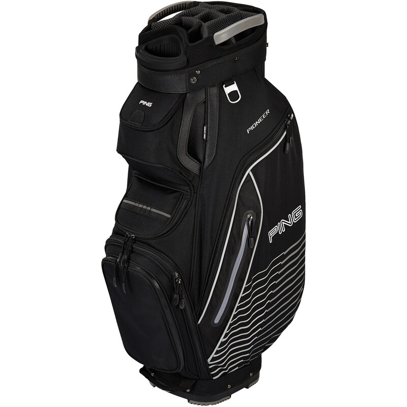 Ping: Golfbag / Cartbag Pionieer II, schwarz