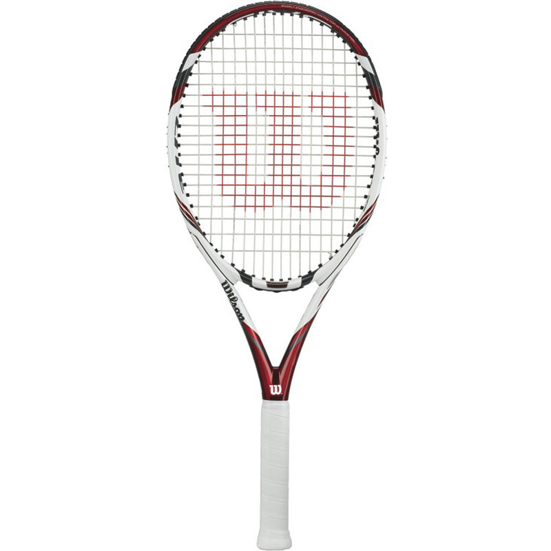 Wilson: Tennisschläger Five Lite BLX - besaitet, weiss / rot, verfügbar in Größe 3