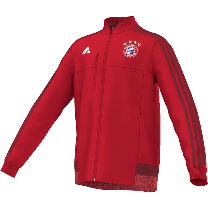 adidas Performance: Boys Hymnenjacke FC Bayern Anthem Jacket Home, rot, verfügbar in Größe 128,176