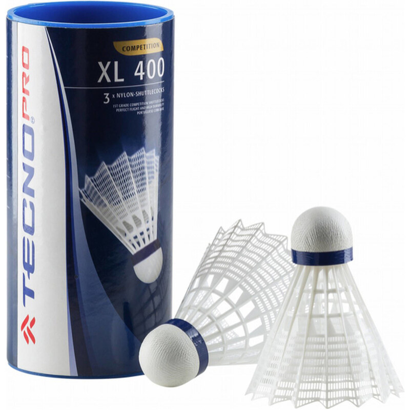 Tecno Pro: Badmintonball XL 400 3er, weiss, verfügbar in Größe 78