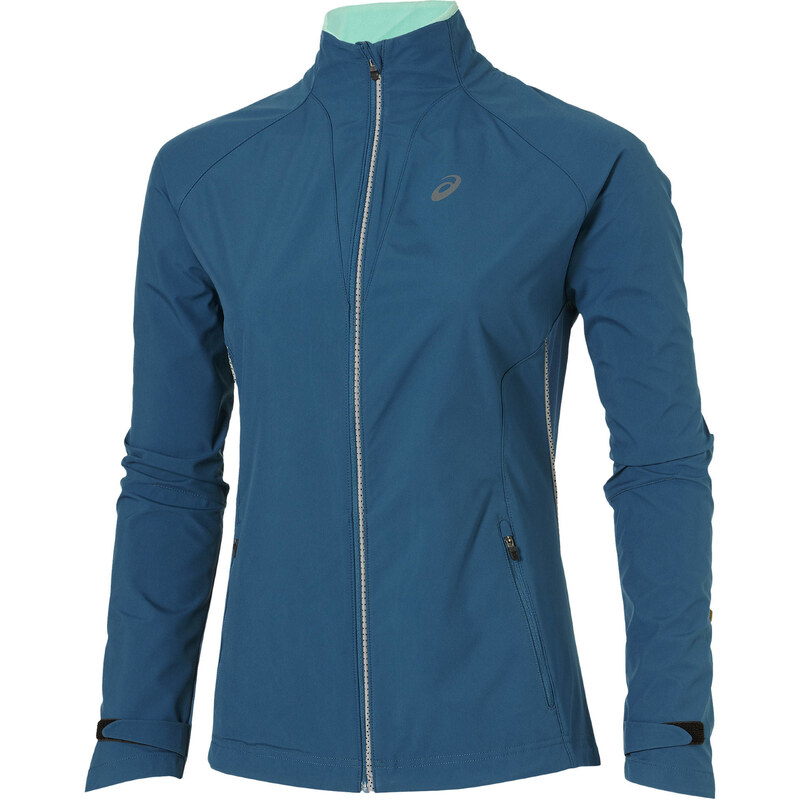 Asics: Damen Jacke Windstopper, blau, verfügbar in Größe 34,36
