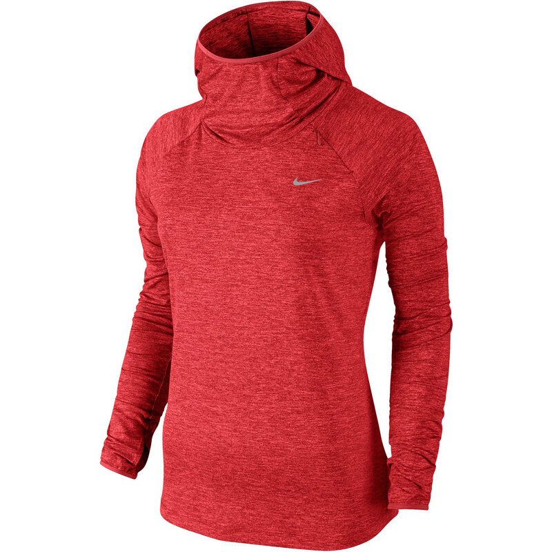 Nike Damen Laufshirt Element Hoody Langarm rot, rot, verfügbar in Größe 40