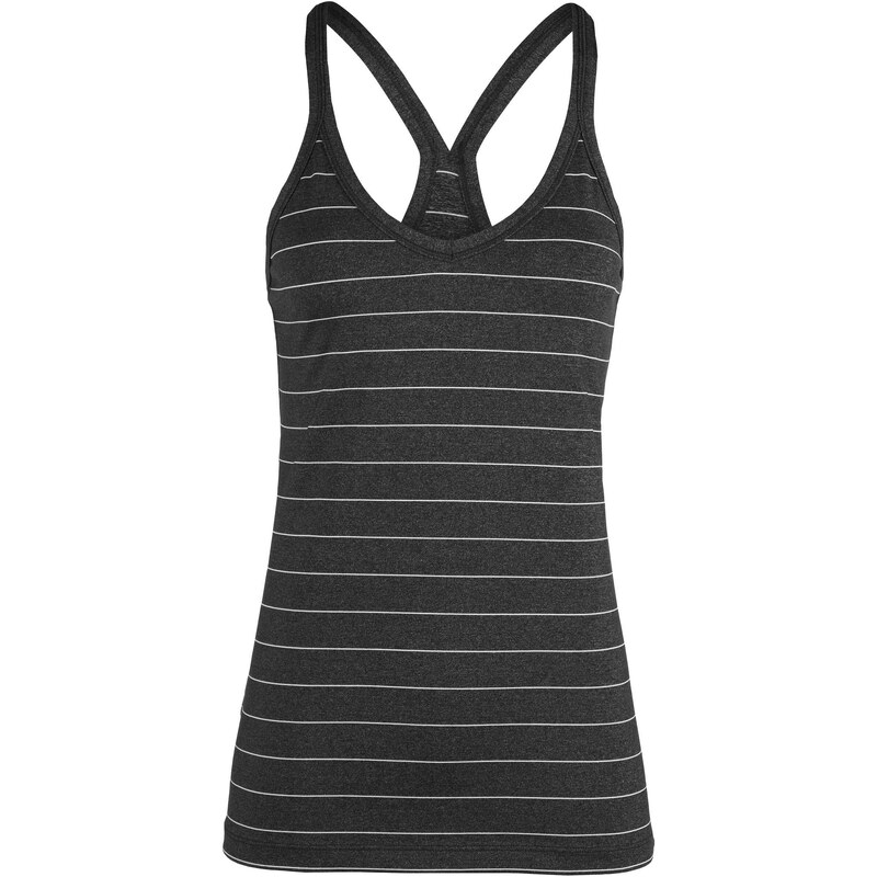 Lorna Jane: Damen Trainingsshirt / Tank Top Stripe Excel Tank, schwarz, verfügbar in Größe M,L