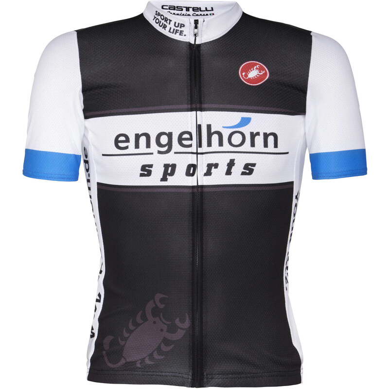 Castelli: Herren Radtrikot Team Jersey Engelhorn Short Sleeve FZ, verfügbar in Größe XL