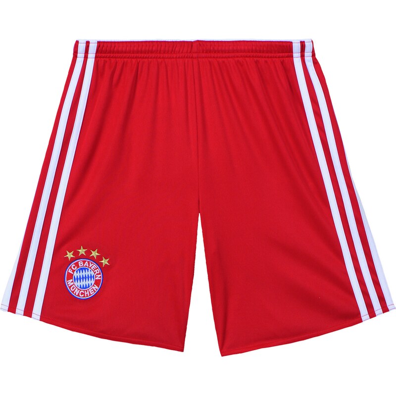adidas Performance: Kinder Fußballshorts FC Bayern Home Short Youth, rot, verfügbar in Größe 176