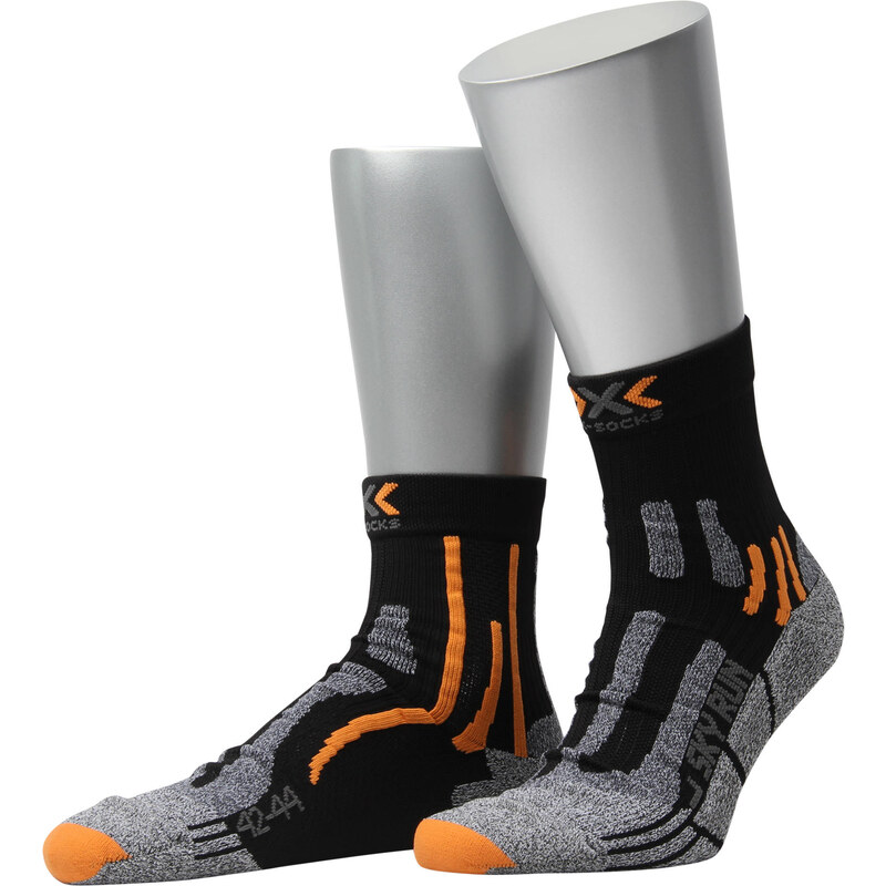 X-Socks: Herren Laufsocken Sky Run 2.0, schwarz, verfügbar in Größe 39-41,42-44,35-38,45-47