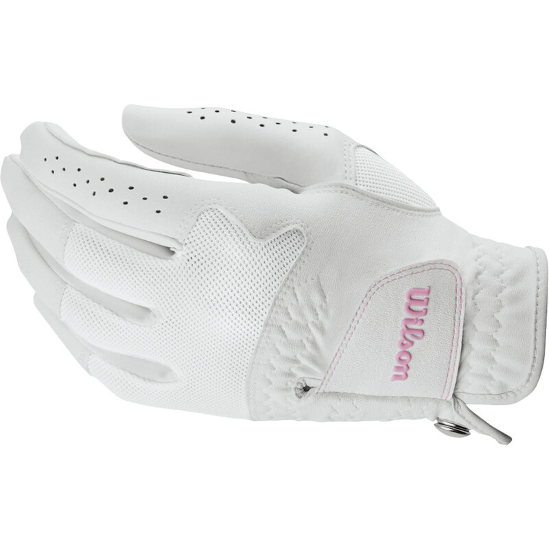 Wilson: Damen Golfhandschuh Advantage Leder LLH - für Rechtshänderinnen, weiss, verfügbar in Größe L,S,M