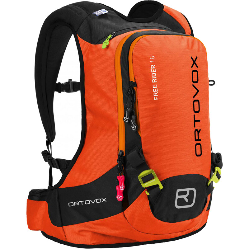 Ortovox: Ski- und Snowboardrucksack Free Rider 18, orange, verfügbar in Größe 18