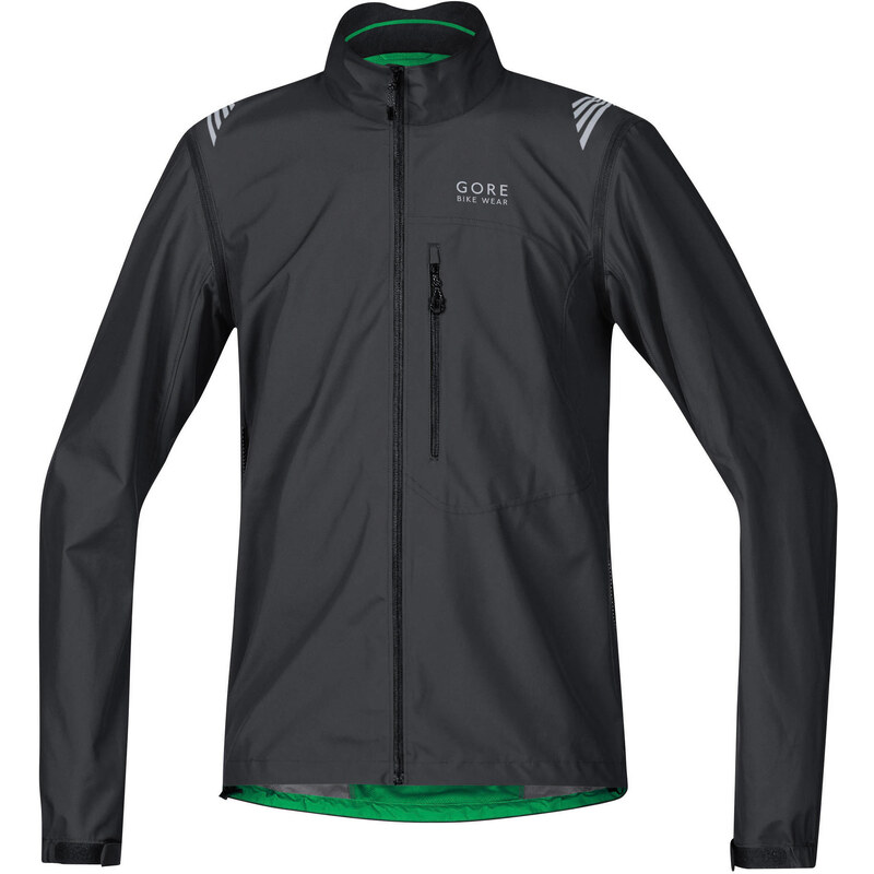 Gore Bike Wear: Herren Softshelljacke Element Windstopper Active Shell Zip-Off Jacke, schwarz, verfügbar in Größe M,L