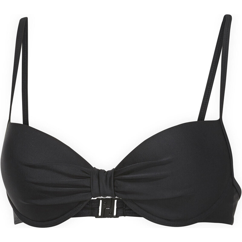 Hot Stuff: Damen Bikini Oberteil Push Up-Top, schwarz, verfügbar in Größe 36C,38C