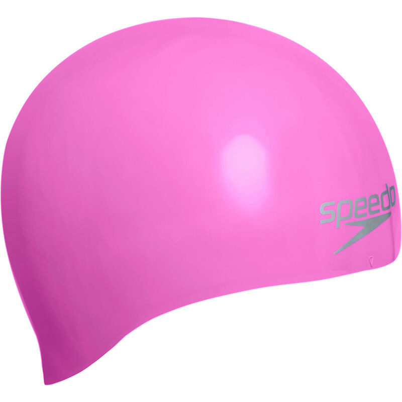 Speedo: Damen Badekappe Plain Moulded Silikon Cap, pink