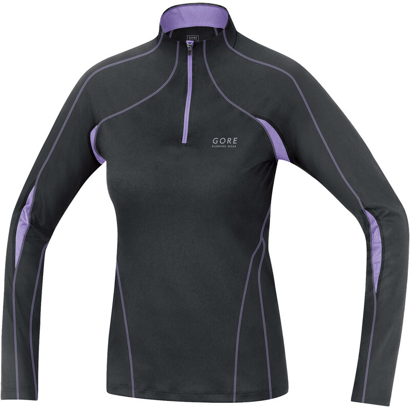 Gore Running Wear: Damen Laufshirt Essential 2.0 Lady Langarm, lila, verfügbar in Größe 34,36,38,40