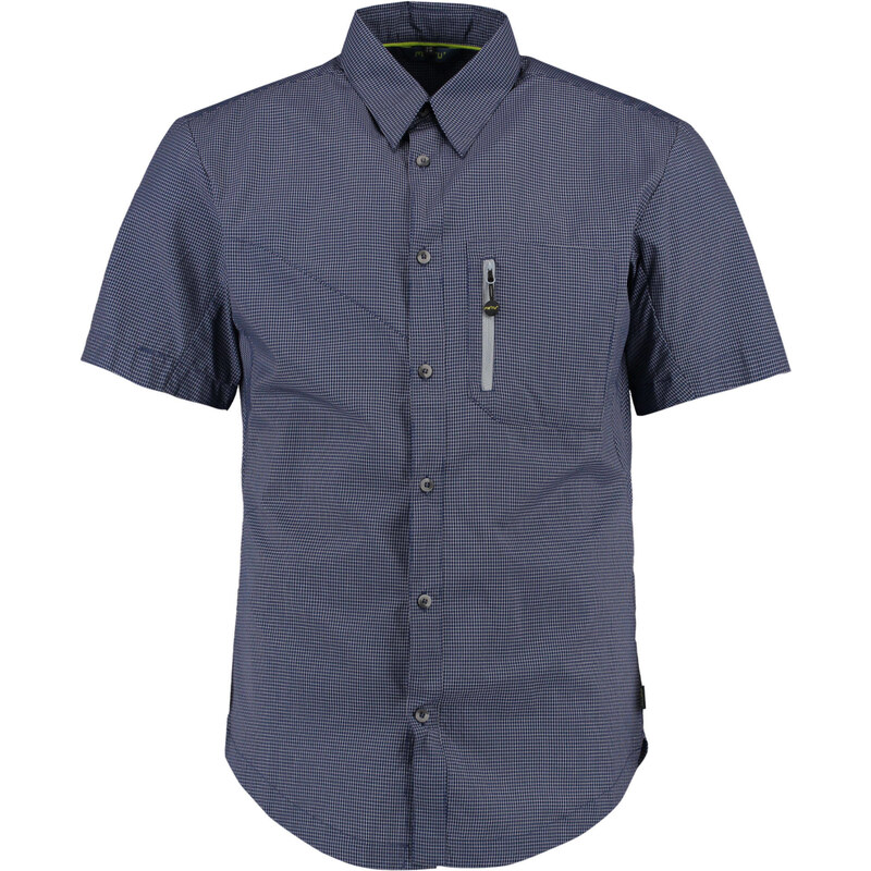 meru: Herren Wanderhemd / Outdoorhemd Vigo Kurzarm, blau, verfügbar in Größe M