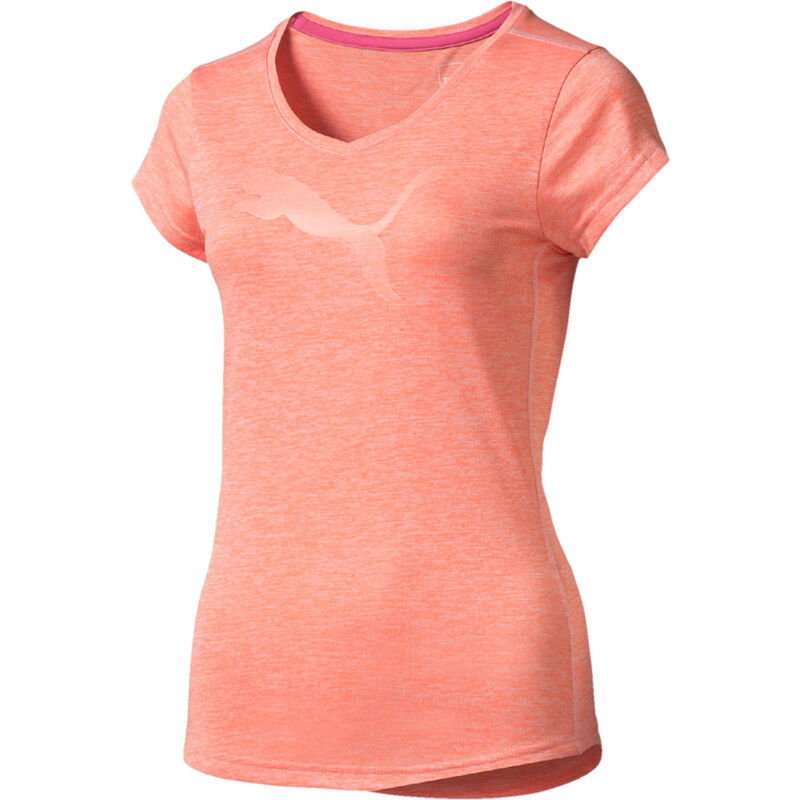 Puma: Damen Trainingsshirt / T-Shirt, orange, verfügbar in Größe S