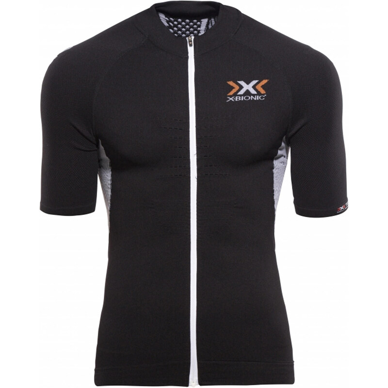 X-Bionic: Herren Radtrikot Bike race The Trick Shirt SL Full Zip, schwarz, verfügbar in Größe M
