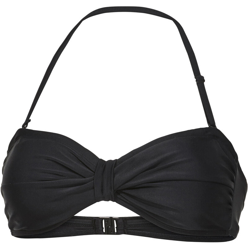 Hot Stuff: Damen Bikini Oberteil Bandeau, schwarz, verfügbar in Größe 38C,36C,34C,38B,34B