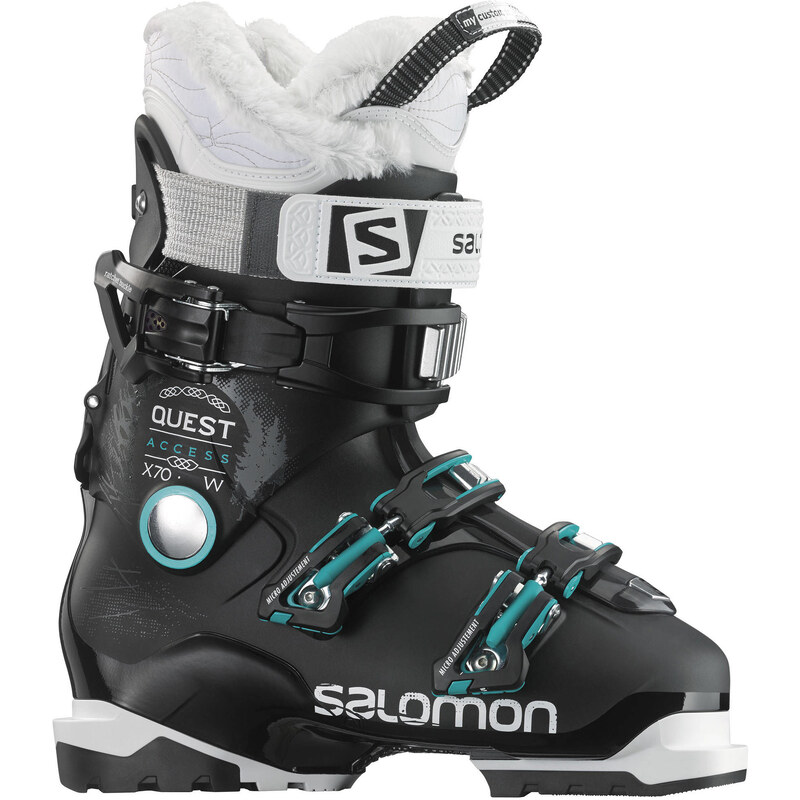 Salomon: Damen Skischuhe Quest Access X 70, schwarz/grau, verfügbar in Größe 26.5,24.5