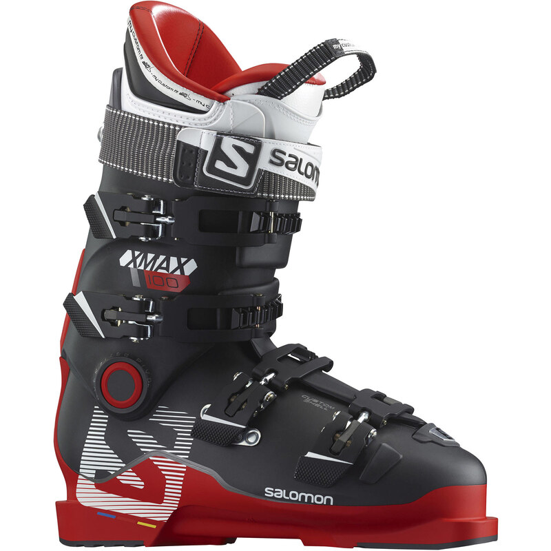 Salomon: Skischuhe X Max 100, schwarz/rot, verfügbar in Größe 28.5,29.5,29,28