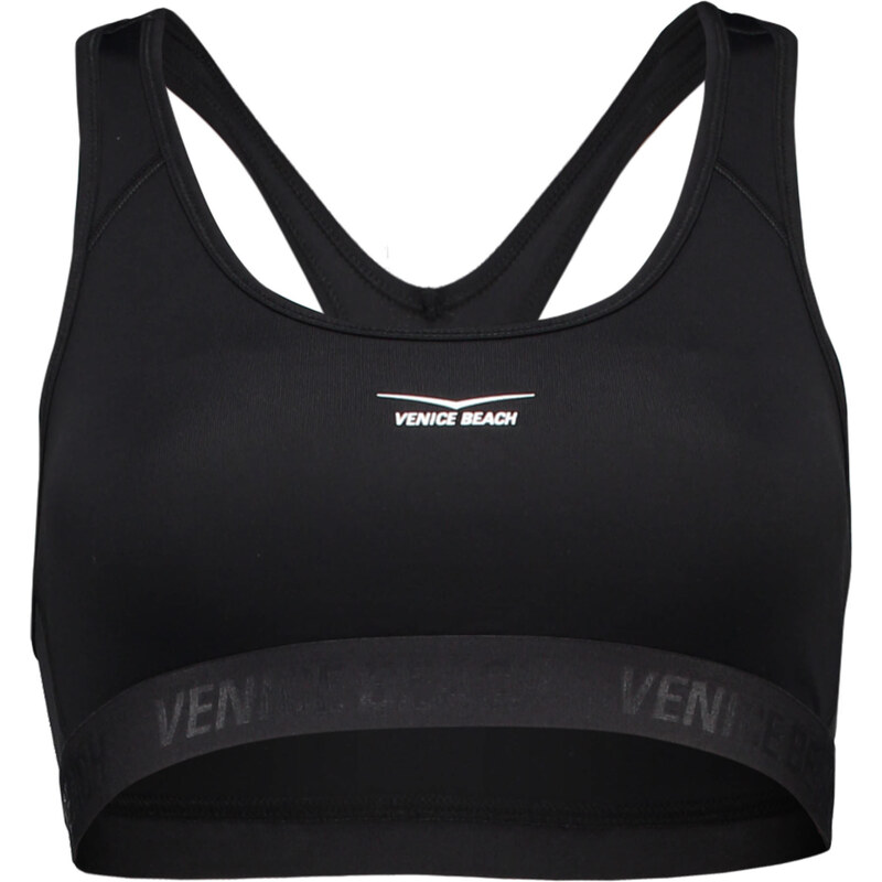 Venice Beach: Damen Sport-BH Juna Sport-Top, schwarz, verfügbar in Größe S,L,XL