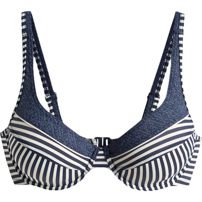 Esprit: Damen Bikini Oberteil / Bügel-Top für große Cups, marine, verfügbar in Größe 36D,36E,38E