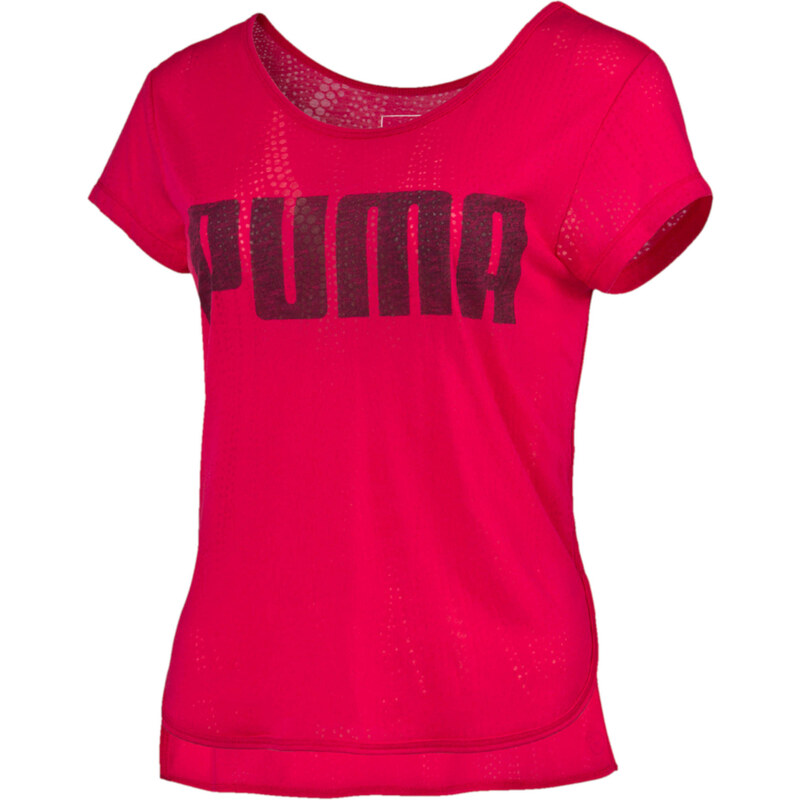 Puma: Damen Trainingsshirt Kurzarm, rot, verfügbar in Größe S