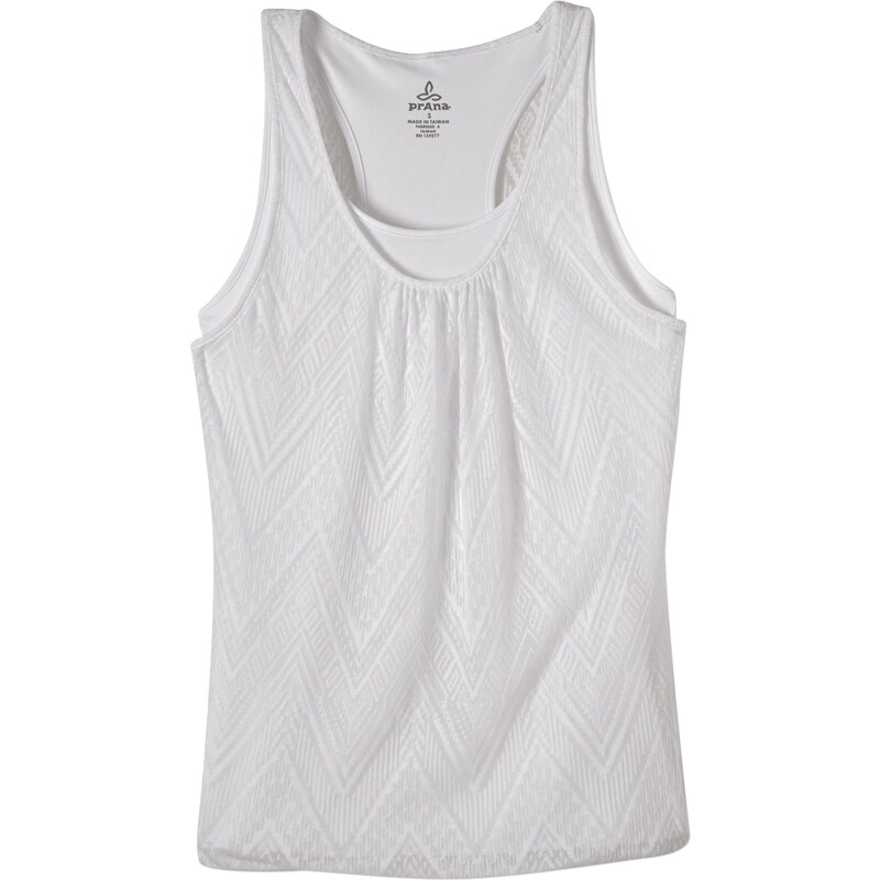 prAna: Damen Klettershirt / Yogashirt / Tank Top Mika Top, weiss, verfügbar in Größe M,L