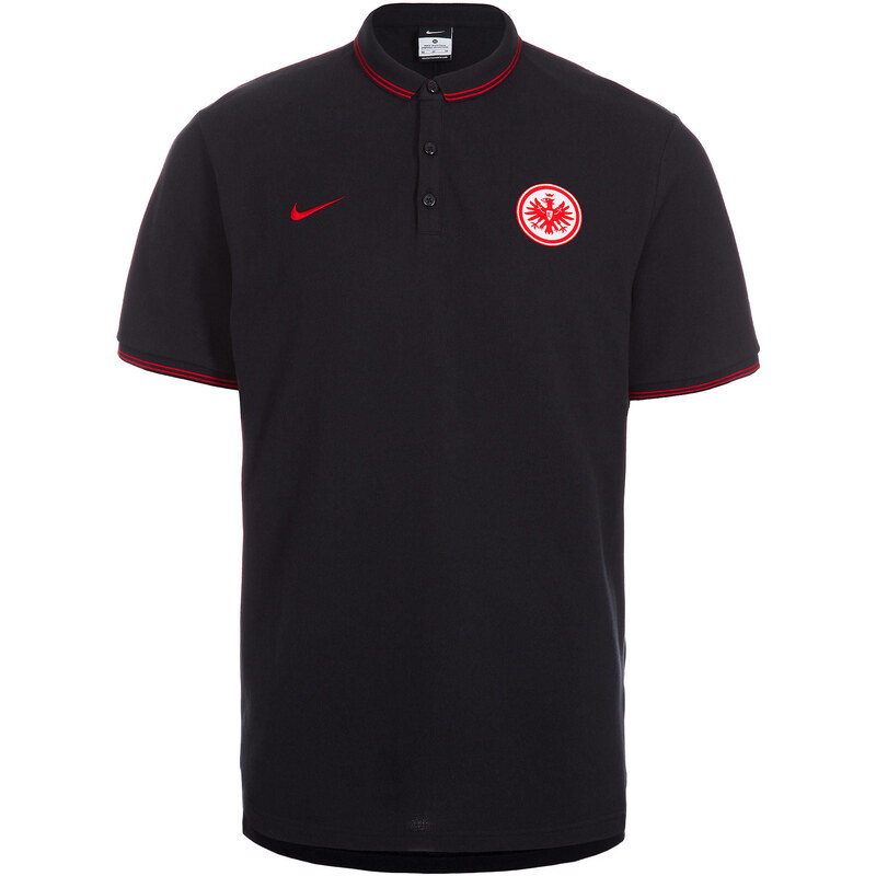 Nike Herren Fußball Polo Eintracht Frankfurt Authentic, schwarz, verfügbar in Größe S