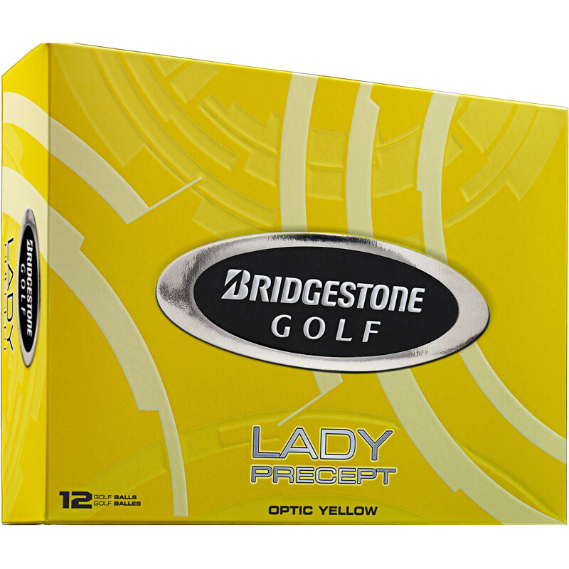 Bridgestone: Damen Golfbälle Lady Precept 12er Packung gelb, gelb, verfügbar in Größe 12