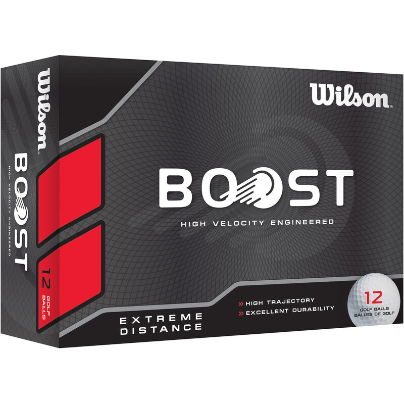 Wilson: Golfbälle Wilson Boost - 12 Stück, weiss
