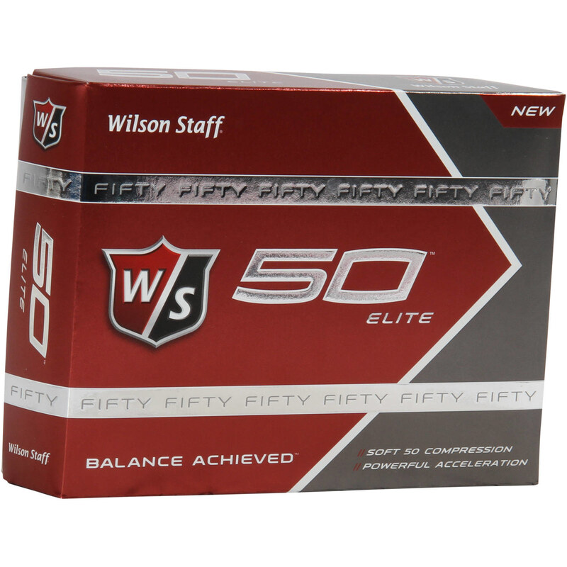 Wilson: Golfbälle 50 Elite im 12er Pack, weiss
