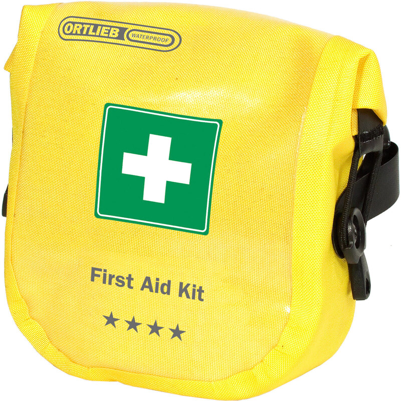 Ortlieb: wasserdichtes First Aid Kit - medium, gelb