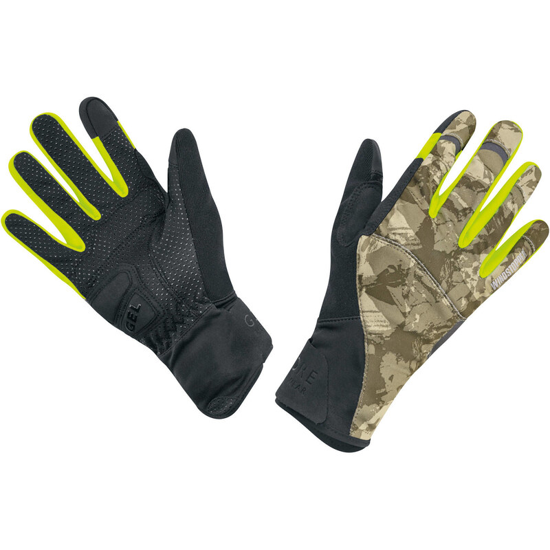 Gore Bike Wear: Herren Handschuhe Element Urban print WS Handschuhe, olive, verfügbar in Größe 6