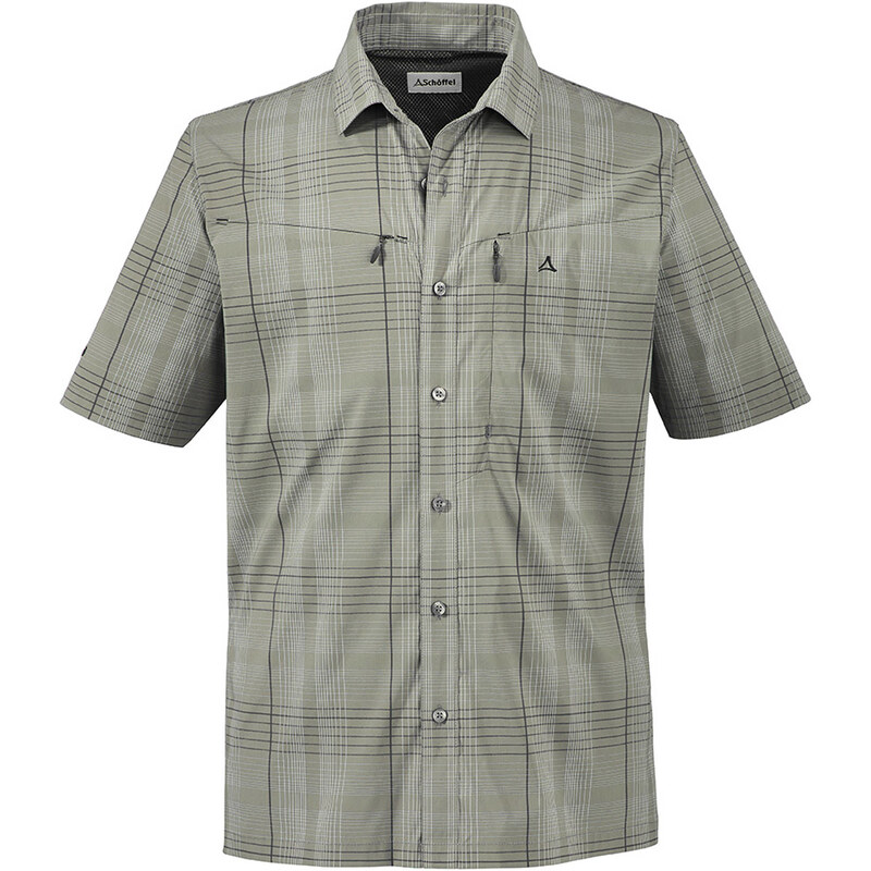 Schöffel: Herren Wanderhemd / Trekkinghemd Hiking Shirt UV III, grau, verfügbar in Größe M