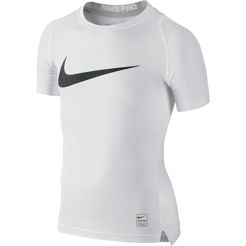 Nike Boys Shirt Pro Hypercool Compression HBR, weiss / schwarz, verfügbar in Größe 134/146,152/158,158/170