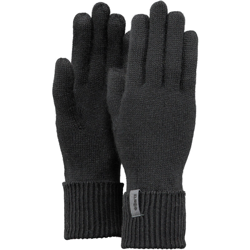 Barts: Handschuhe Fine Knitted Gloves, schwarz, verfügbar in Größe S,M