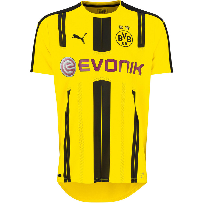 Puma: Herren Fußballtrikot / Heimtrikot Borussia Dortmund Home Shirt Replica Saison 2016/17, gelb/schwarz, verfügbar in Größe S