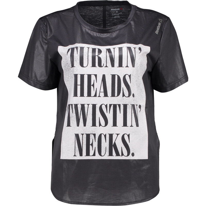 Reebok: Damen T-Shirt Graphic Tee, schwarz, verfügbar in Größe L,M,S