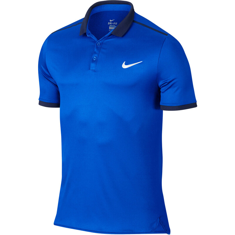Nike Herren Tennispolo Nikecourt Advantage Solid, blau, verfügbar in Größe S