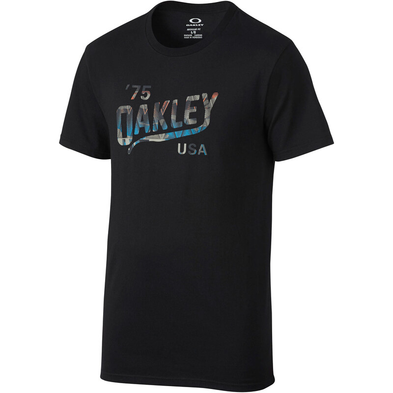 Oakley: Herren T-Shirt FM Legs Print Tee, schwarz, verfügbar in Größe M