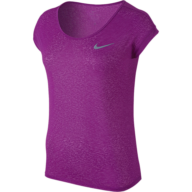 Nike Damen Laufshirt Cool Breeze Short Sleeve lila, lila, verfügbar in Größe 36,38