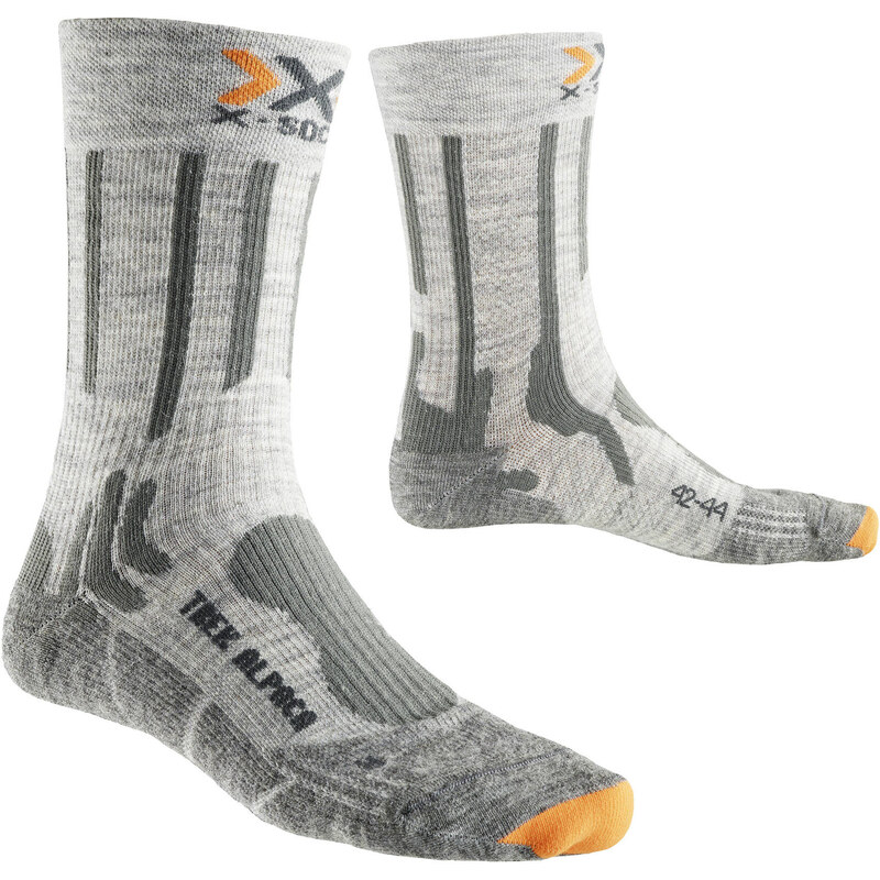 X-Socks: Damen Socken Trekking Alpaca, grau, verfügbar in Größe 45/47,39/41