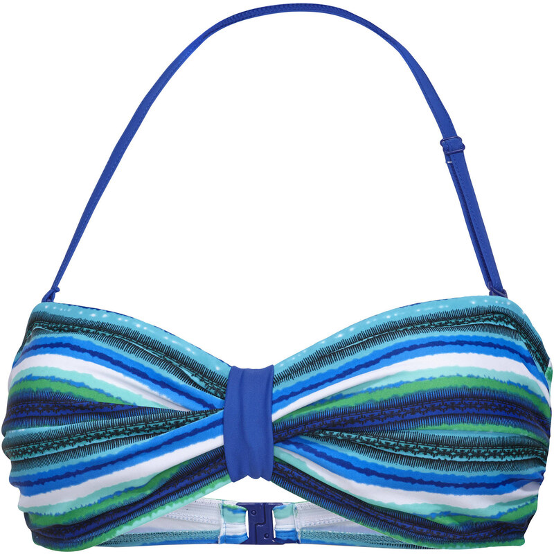 Hot Stuff: Damen Bikini Oberteil Bandeau, blau, verfügbar in Größe 34B