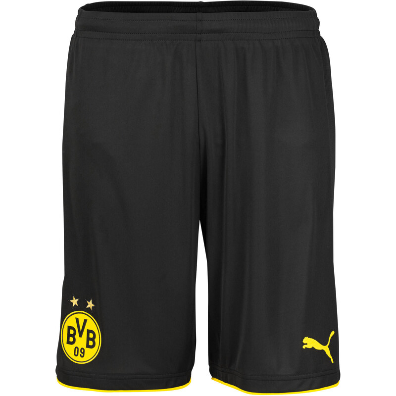 Puma: Herren Fußballshorts Borussia Dortmund Home Short Replica Saison 2016/17, gelb/schwarz, verfügbar in Größe XXL