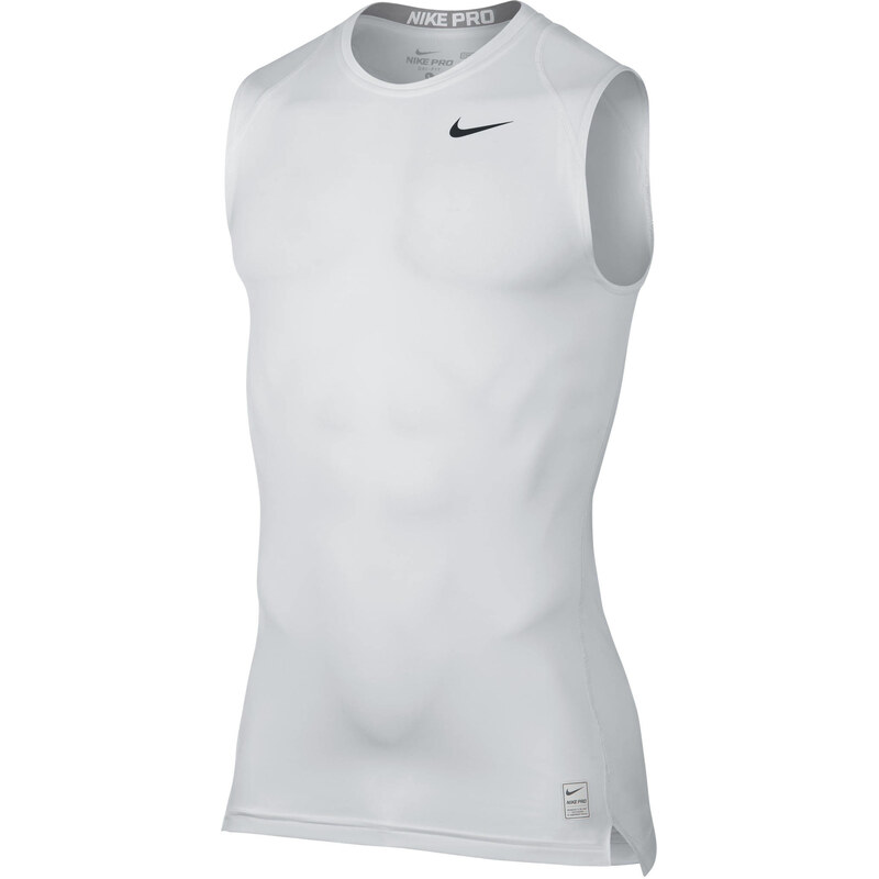 Nike Herren Tanktop Compression Sleeveless Top, weiss, verfügbar in Größe L,XL,S,M